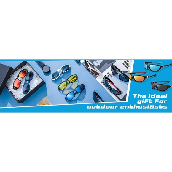 New 6 Pack Polarized Sport Sunglasses for Men Multipack Fit over Sunglas… - Picture 7 of 7